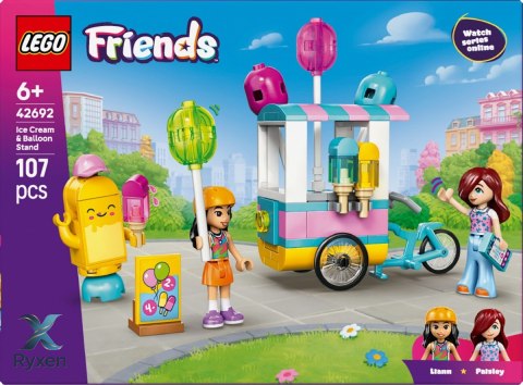 Klocki friends 42692 stoisko z lodami i balonami LEGO