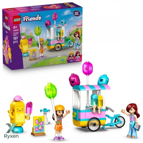 Klocki friends 42692 stoisko z lodami i balonami LEGO