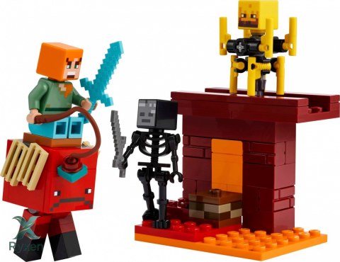 Klocki minecraft 21266 bitwa na moście netheru LEGO