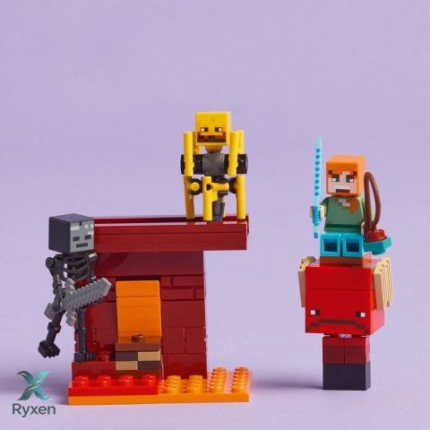 Klocki minecraft 21266 bitwa na moście netheru LEGO