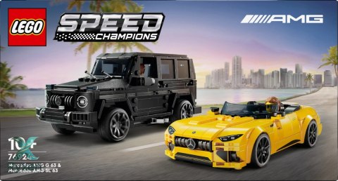 Klocki speed champions 76924 mercedes-amg g 63 i mercedes-amg sl 63 LEGO