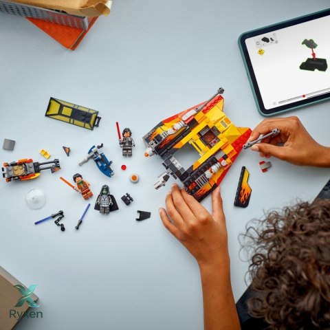 Klocki star wars 75414 płomienny śmigacz śnieżny LEGO