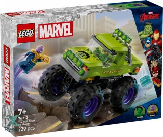 Klocki super heroes 76312 monster truck hulka kontra thanos LEGO