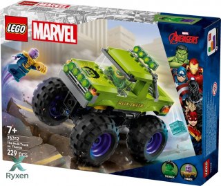 Klocki super heroes 76312 monster truck hulka kontra thanos LEGO