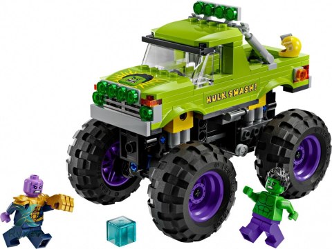 Klocki super heroes 76312 monster truck hulka kontra thanos LEGO