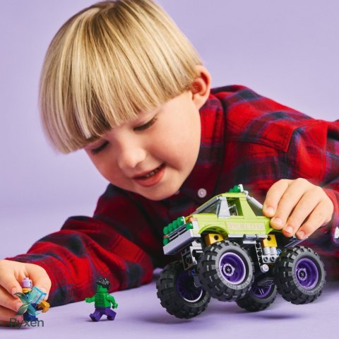 Klocki super heroes 76312 monster truck hulka kontra thanos LEGO
