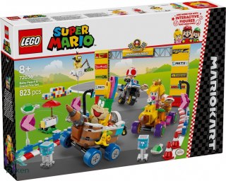 Klocki super mario 72036 mario kart - zestaw baby peach i grand prix LEGO
