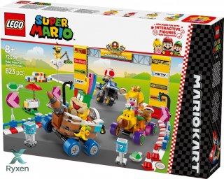Klocki super mario 72036 mario kart - zestaw baby peach i grand prix LEGO