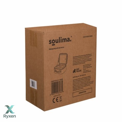 Kuferek kosmetyczny z lusterkiem LED Soulima 27236 SOULIMA
