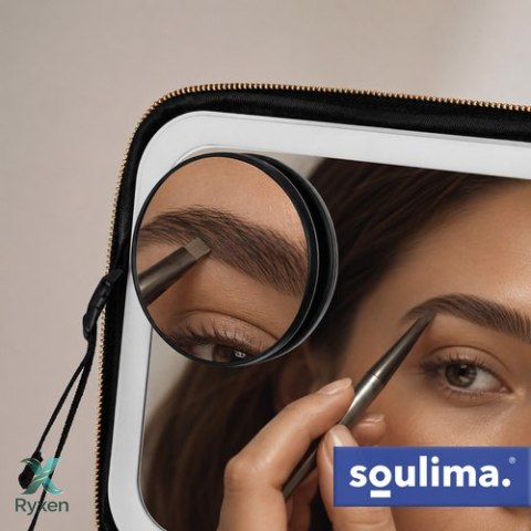 Kuferek kosmetyczny z lusterkiem LED Soulima 27236 SOULIMA