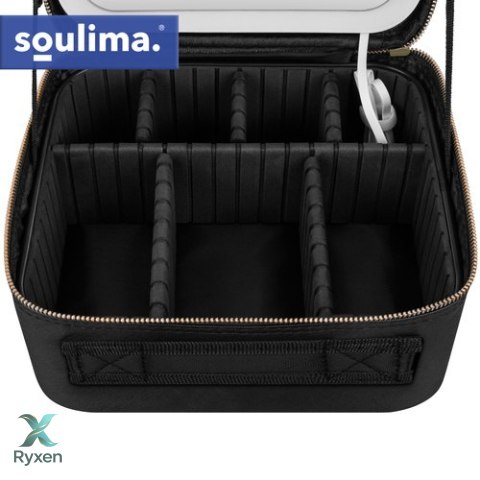 Kuferek kosmetyczny z lusterkiem LED Soulima 27236 SOULIMA