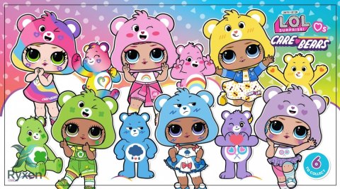Lalka l.o.l. surprise loves care bears tots mix MGA