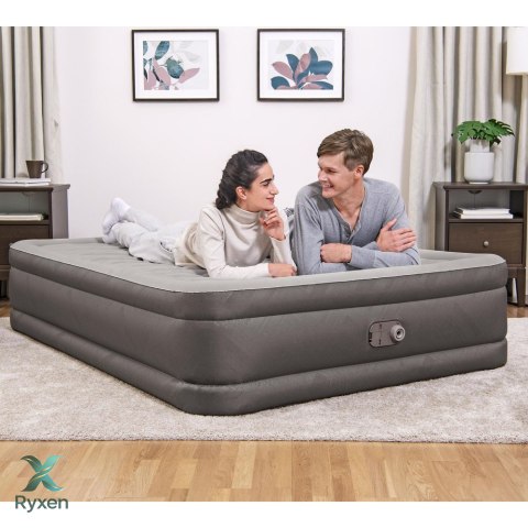 Materac Dmuchany Dwuosobowy Z Pompką Elektryczną 203x152 cm Bestway 69050 BESTWAY