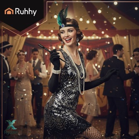 Strój damy - zestaw 9el. Ruhhy 26273 RUHHY