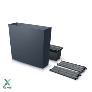 Doniczka URBI CASE TOWER DUC800T - antracytowy Prosperplast