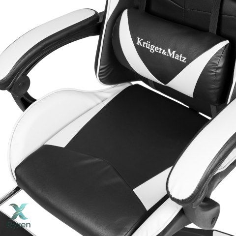 Fotel gamingowy Kruger&Matz GX-150 Czarno-biały Kruger&Matz