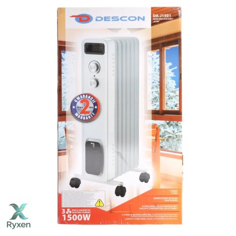 Grzejnik olejowy 1500w Dedra