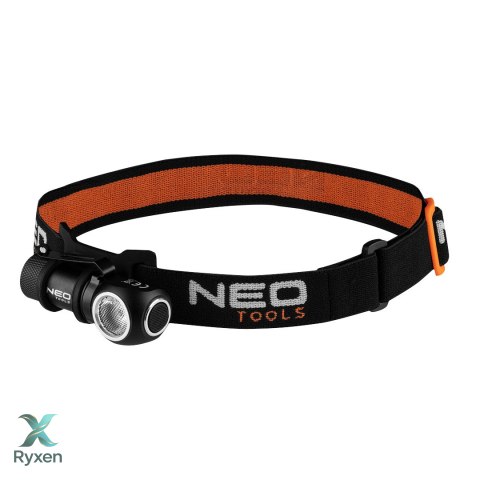 Latarka czołowa akumulatorowa 600 lm USB magnetyczne ładowanie CREE XPG3 LED NEO TOOLS
