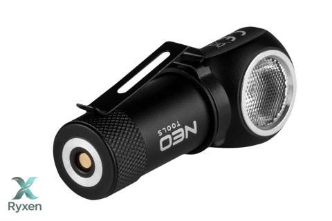 Latarka czołowa akumulatorowa 600 lm USB magnetyczne ładowanie CREE XPG3 LED NEO TOOLS