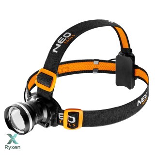 Latarka czołowa bateryjna 400 lm, zoom, CREE R5, 3 x AAA NEO TOOLS