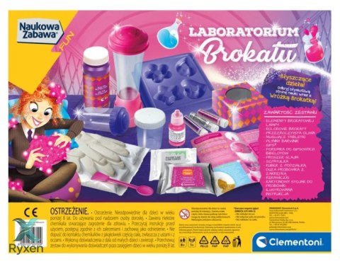 Naukowa Zabawa Laboratorium Brokatu Świat Wróżki Brokatki Język Polski Clementoni 50700 CLEMENTONI