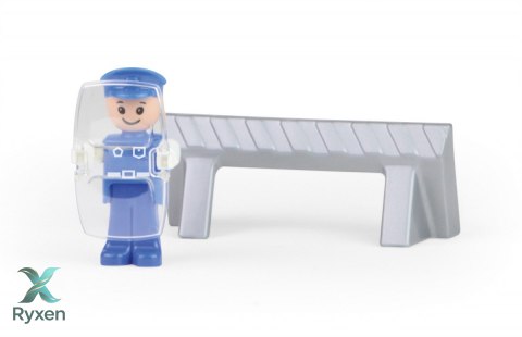 Samochód policja z akcesoriami w pudełku truxx LENA