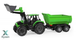Traktor worxx deut z-fahr z przyczepą 74 cm LENA