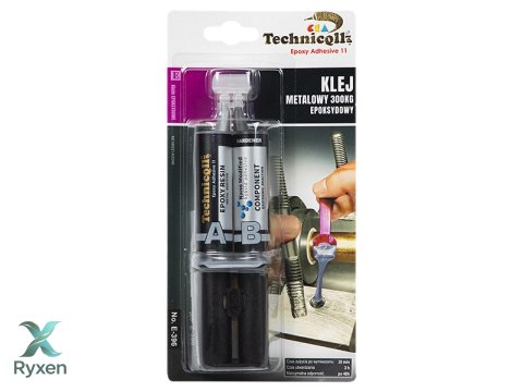 91-462# Klej metalowy epoksydowy 300kg 2x12ml technicqll Blow