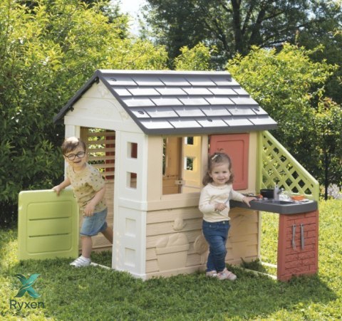 Domek nature z kuchnią SMOBY
