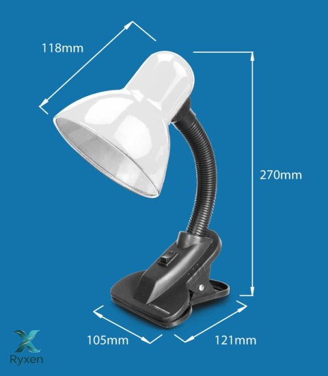 ELD106K Esperanza lampka biurkowa e27 procyon czarna Esperanza