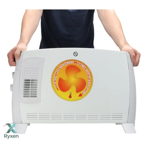 Grzejnik konwektorowy 2000w super turbo Dedra