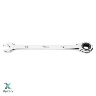 Klucz płasko-oczkowy z grzechotką, 13 mm NEO TOOLS