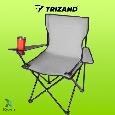 Krzesło wędkarskie szare 23675 TRIZAND