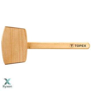 Młotek drewniany 500 g, trzonek drewniany TOPEX