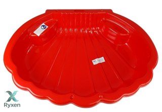 Piaskownica Basen Dla Dzieci 2w1 Muszelka Czerwona 110cm 2075 DOREX