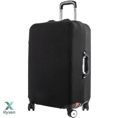 Pokrowiec ochronny na walizkę podróżną etui na bagaż 62x43x27 czarny m - sr315 RTO