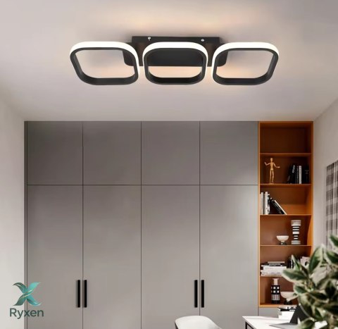 ZD118 Lampa wisząca plafon czarny33w ATL