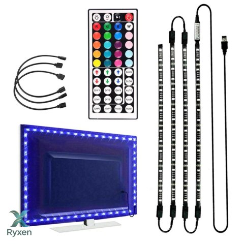 ZD4D Podświetlenie tv led rgb 4x50cm ATL