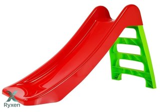 Zjeżdżalnia Ogrodowa dla Dzieci 3-Stopniowa Drabinka Czerwona 116cm 428 DOREX