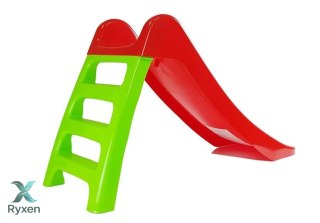 Zjeżdżalnia Ogrodowa dla Dzieci 3-Stopniowa Drabinka Czerwona 116cm 428 DOREX