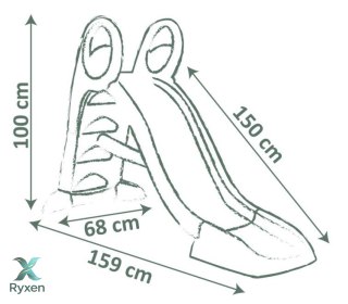 Zjeżdżalnia ks (ślizg 150 cm) SMOBY