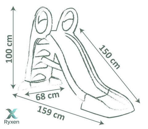Zjeżdżalnia ks (ślizg 150 cm) SMOBY