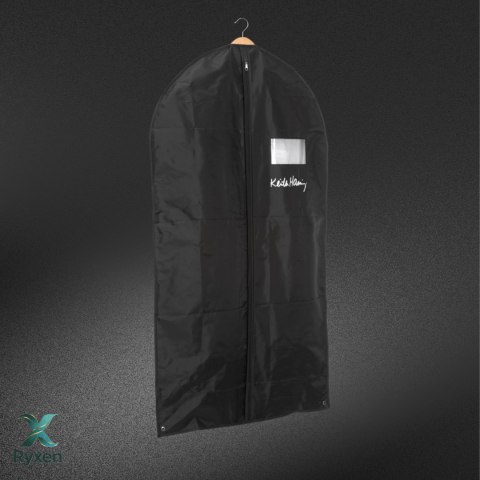 SERCE czarny organizer na płaszcz 60x100cm Kamai Ordinett
