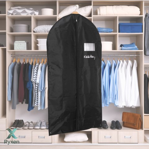 SERCE czarny organizer na płaszcz 60x100cm Kamai Ordinett