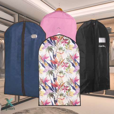 SERCE czarny organizer na płaszcz 60x100cm Kamai Ordinett
