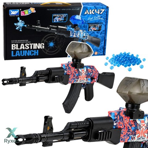 Karabin AK47 Pistolet Na Kulki Wodne Żelowe Automatyczny Elektryczny 70 cm LEAN TOYS