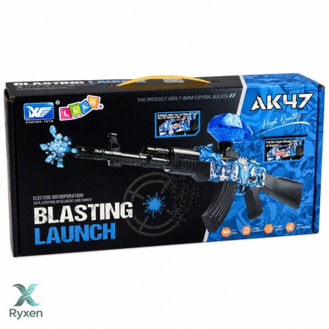 Karabin AK47 Pistolet Na Kulki Wodne Żelowe Automatyczny Elektryczny 70 cm LEAN TOYS