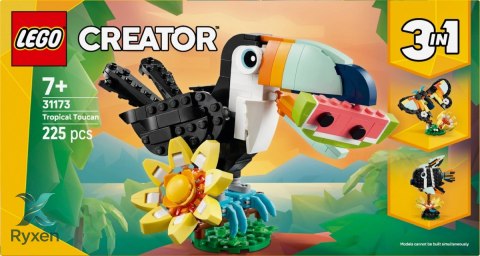Klocki creator 31173 dzikie zwierzęta: tropikalny tukan LEGO