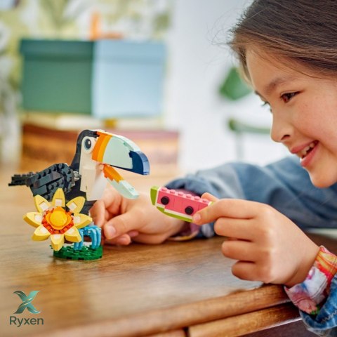 Klocki creator 31173 dzikie zwierzęta: tropikalny tukan LEGO