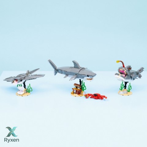 Klocki creator 31381 groźny rekin i skrzynia ze skarbem LEGO